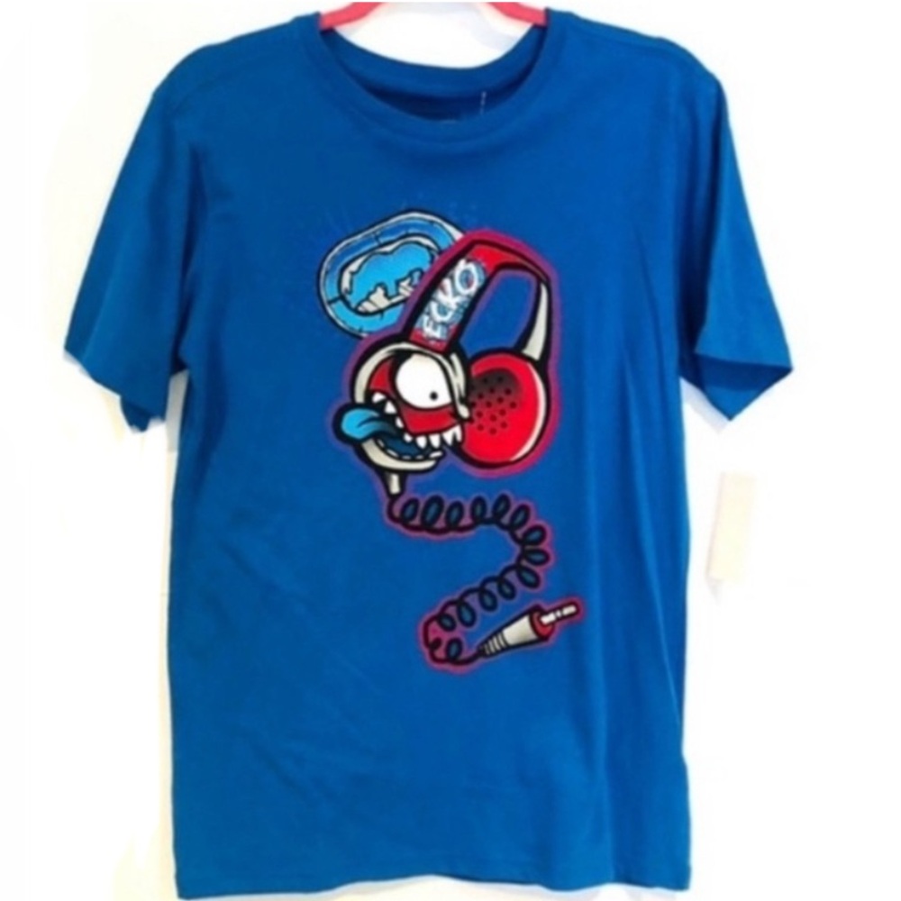 Kids Blue Graphic T-Shirt by Echo Unlimited New with Tags